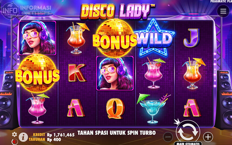 Pesta Jackpot: Slot Disco Lady dengan Grafis dan RTP Tinggi