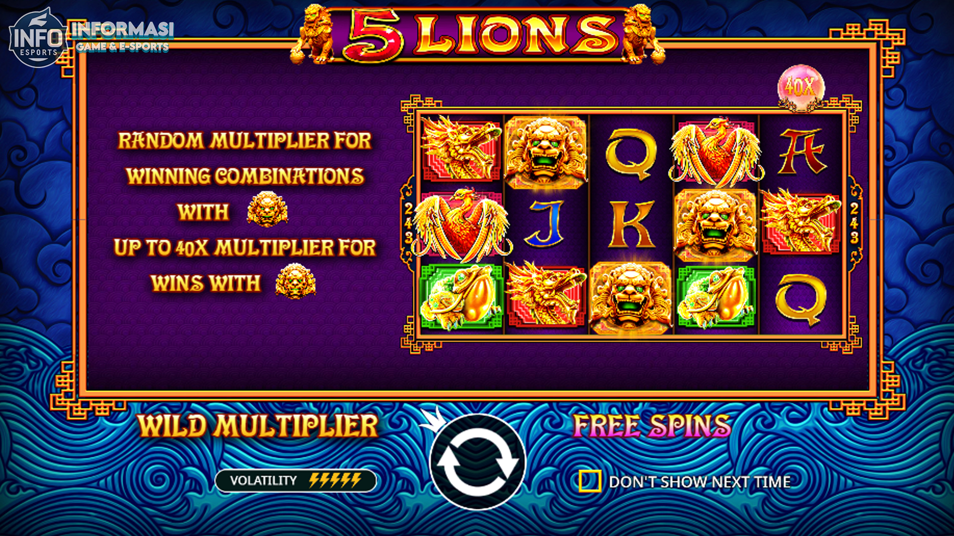 5 Singa Mengamuk: Pecahkan Jackpot di 5 Lions Slot
