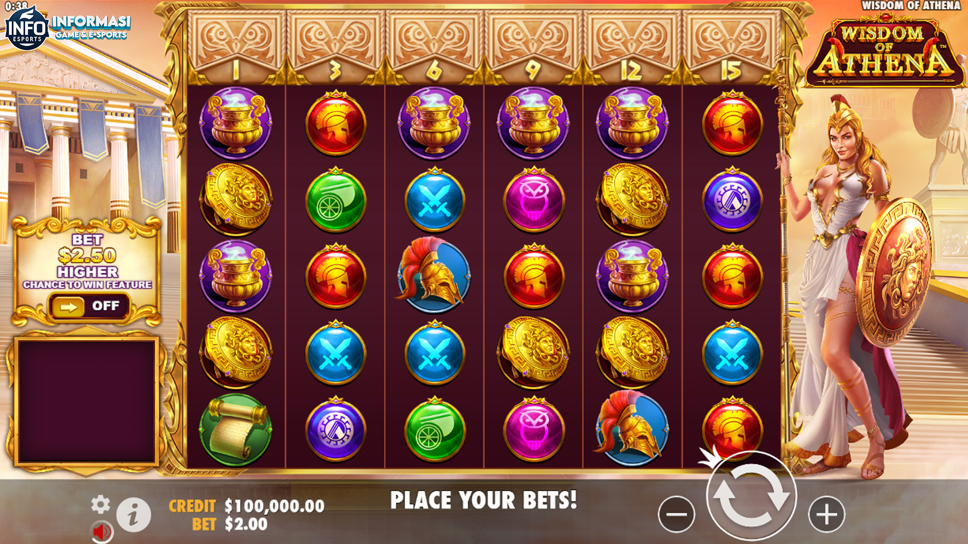 Jangan Lewatkan! Keajaiban Slot Wisdom of Athena Menanti Anda