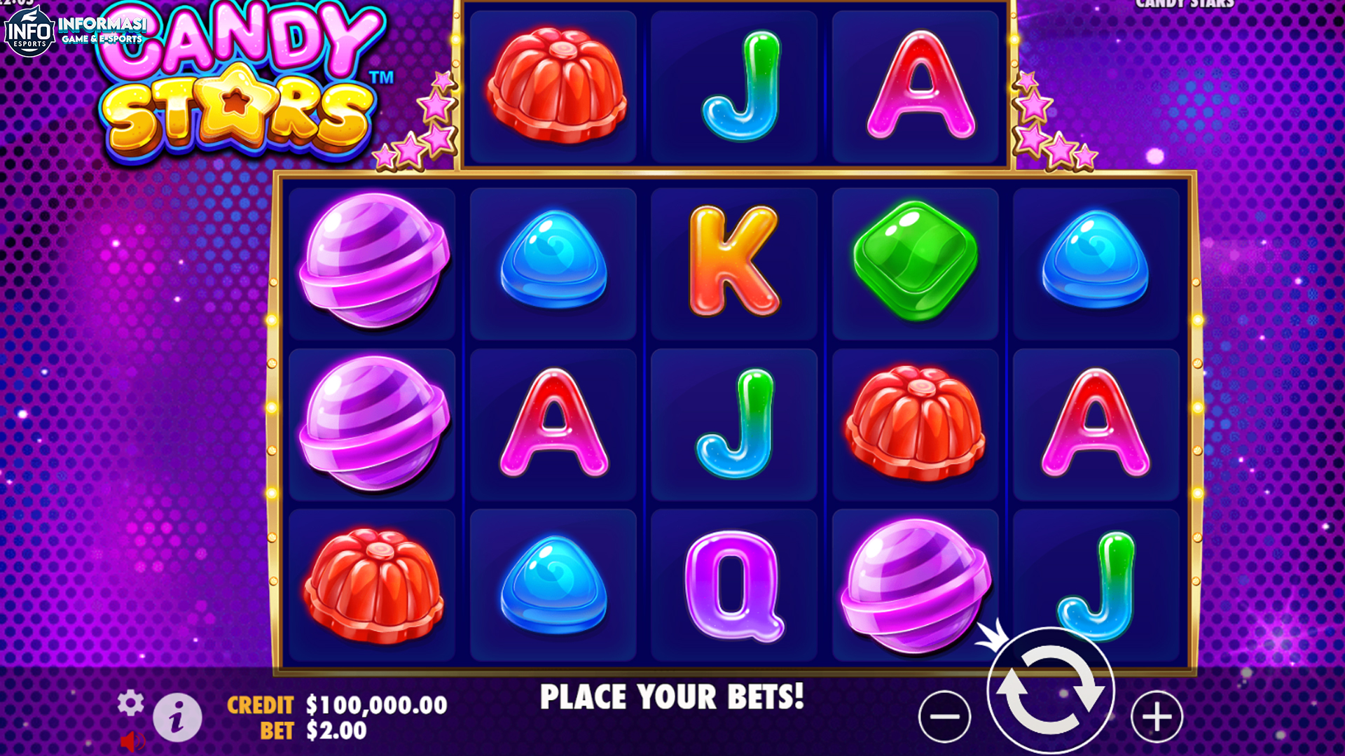 Candy Stars: Ledakan Kemenangan Manis di Situs Resmi Slot