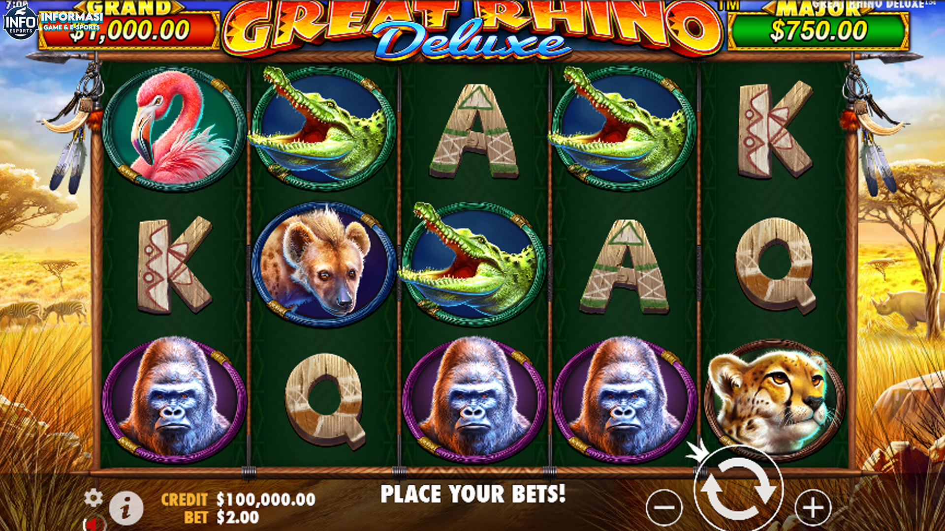 Daftar Slot Gacor Bawa Untung Gede di Great Rhino Deluxe