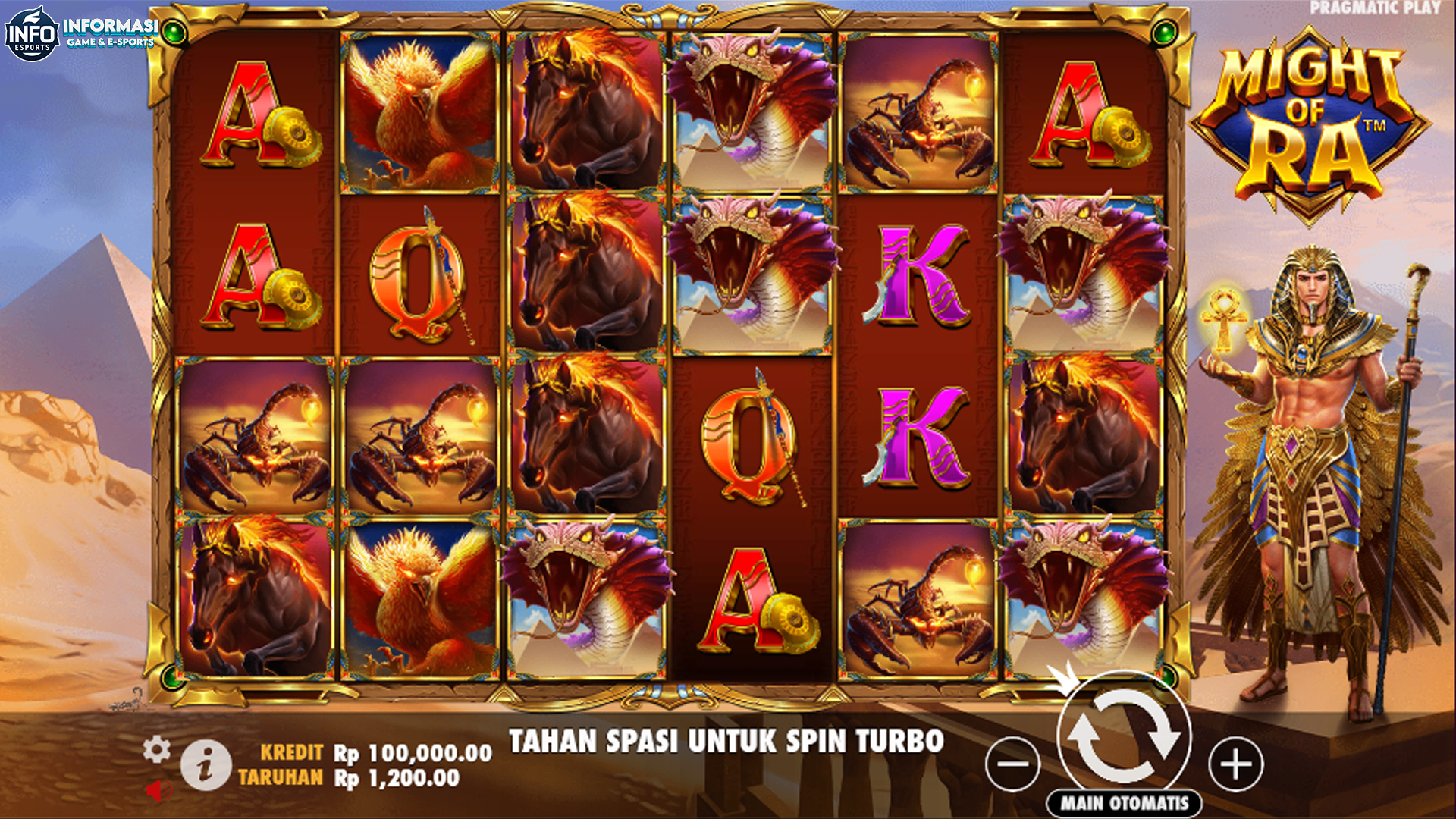 Rtp8000 Hadirkan Might Of Ra dengan Keuntungan Melimpah