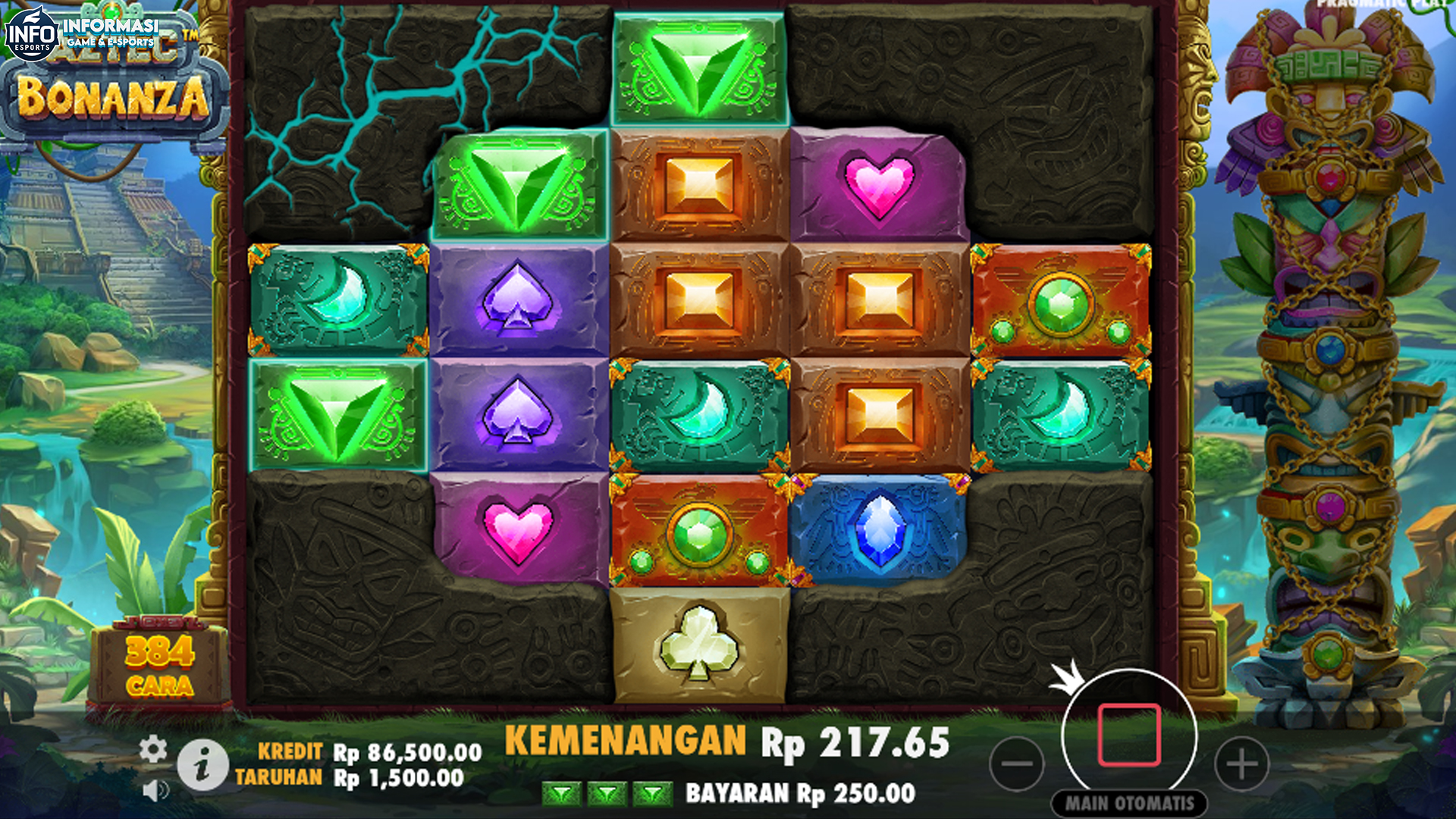 Ruby8000 Tawarkan Aztec Bonanza dengan Aksi Brutal