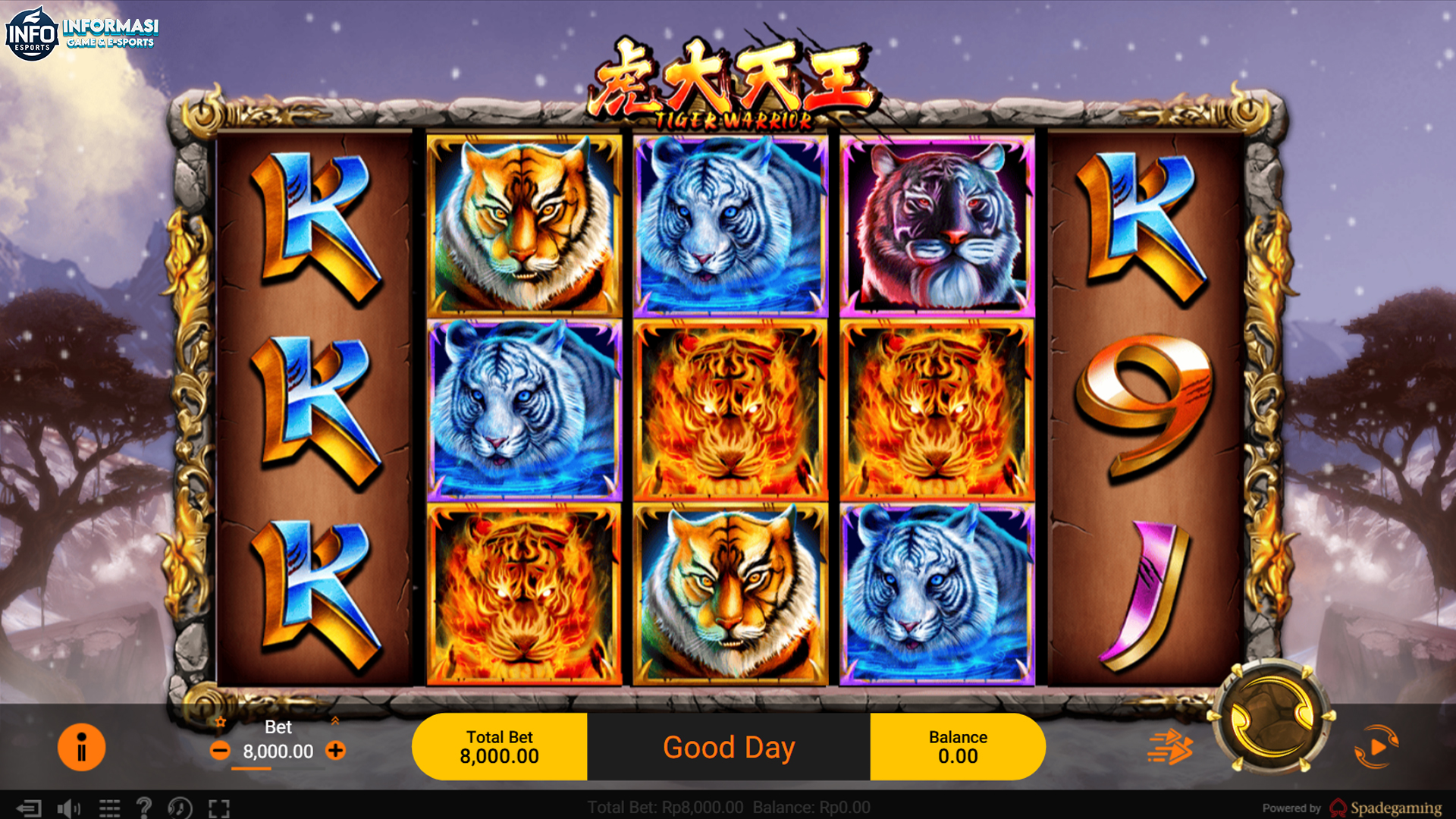 Main Tiger Warrior dengan Rtp8000 Jadi Game Slot Gacor 