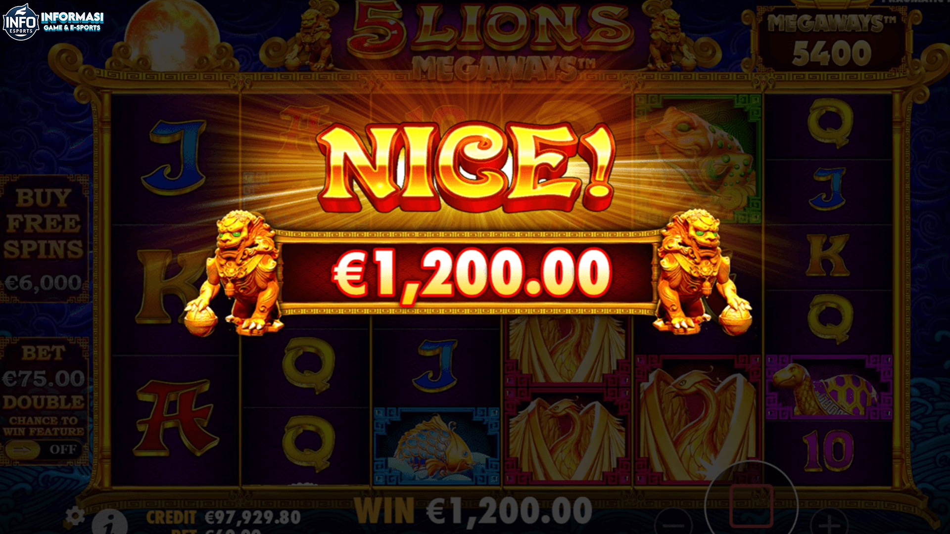 Detail Menarik tentang Game Digital Slot 5 Lions Megaways Terkini
