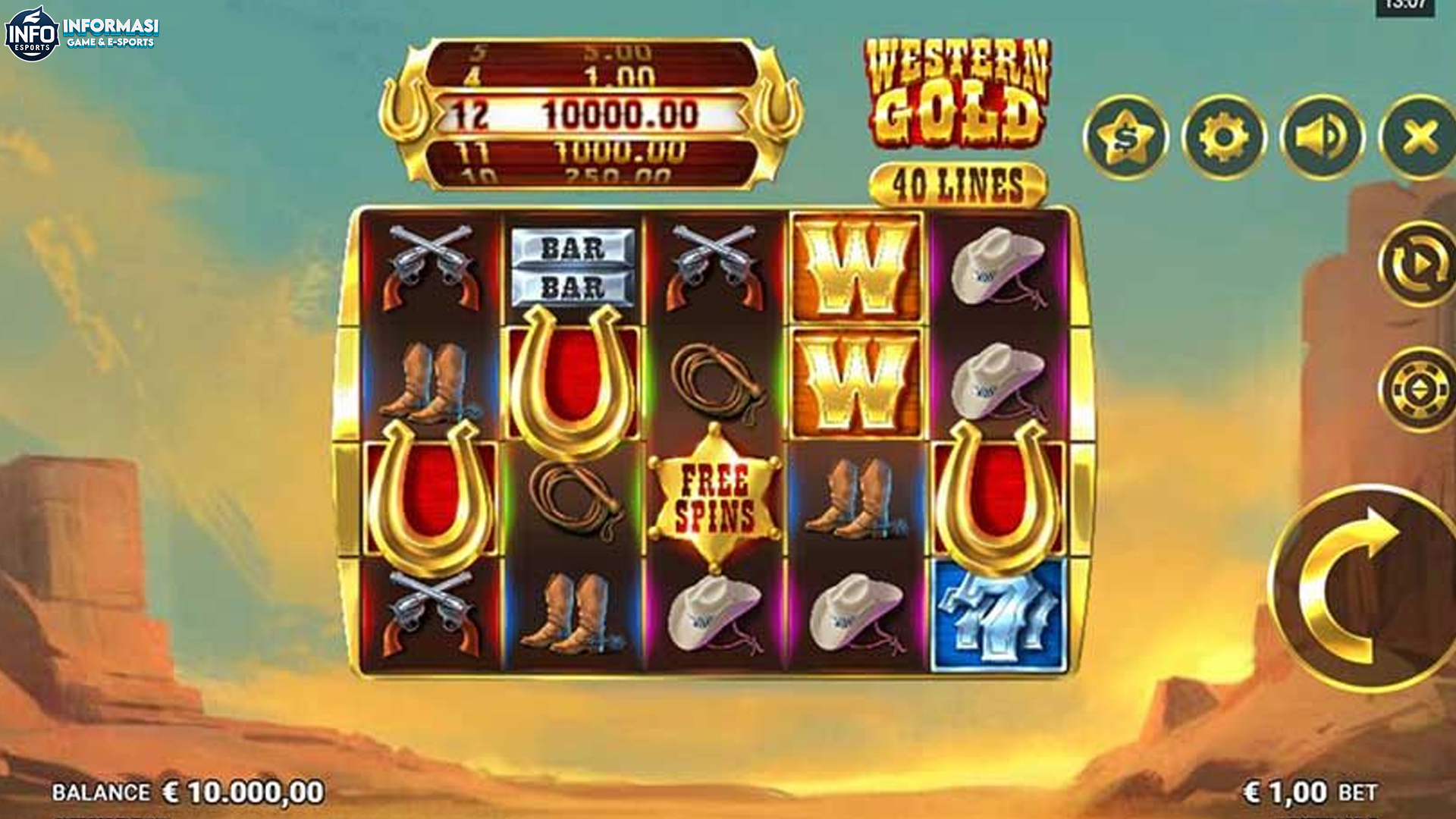Western Gold Slot Paling Prospektif Dalam Dunia Ruby8000
