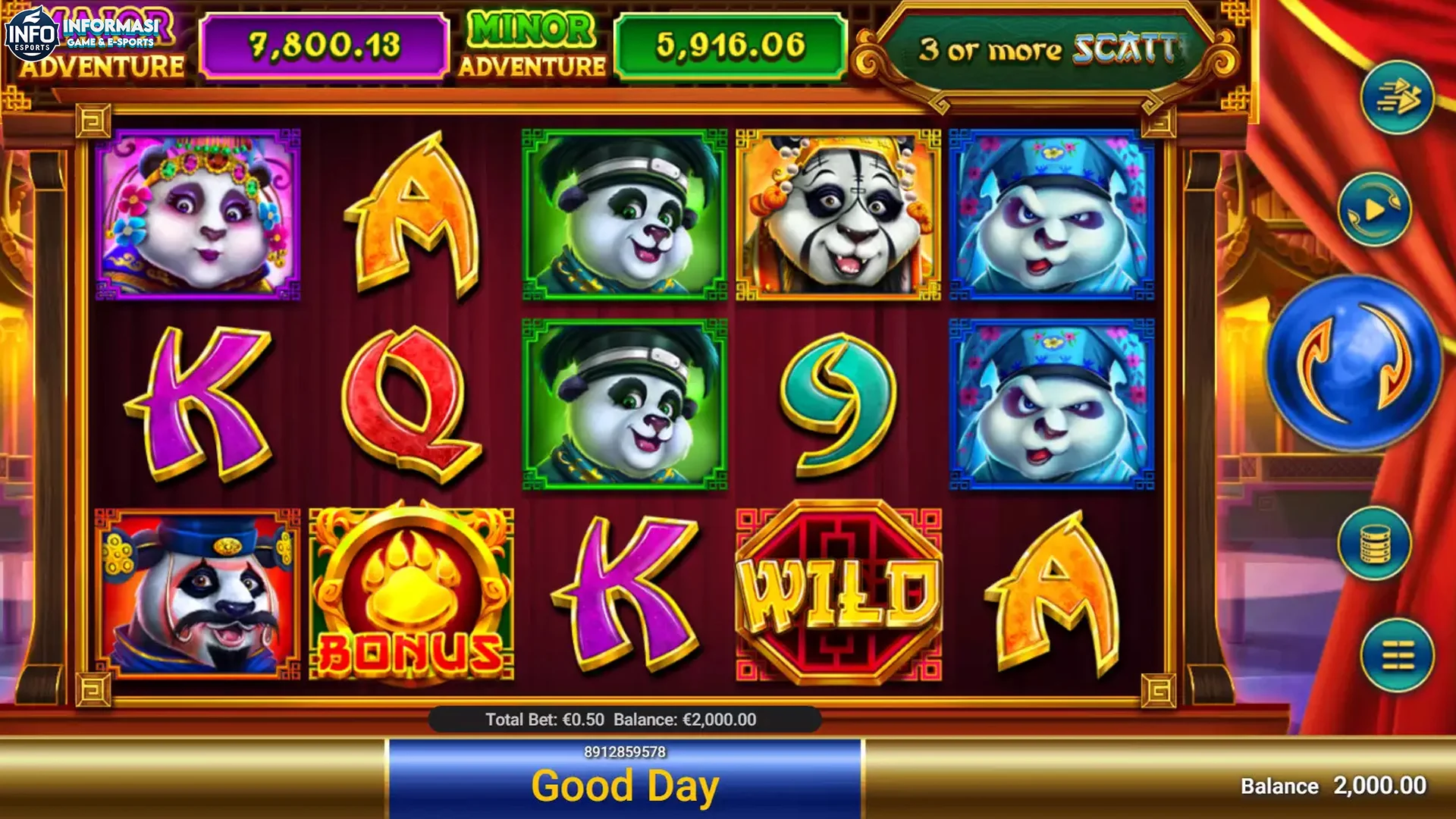 Keindahan 4 Adegan Khas Panda Opera yang Memikat Hati