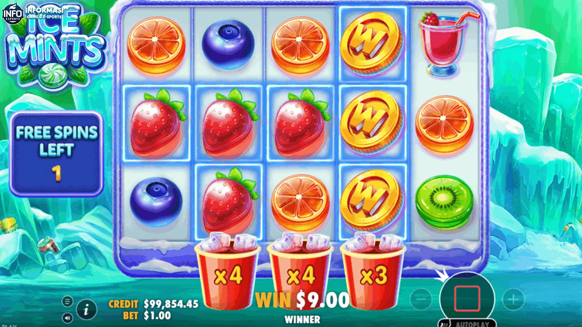 Struktur Gulungan dan Garis Pembayaran Ice Mints 2026 Mendalam