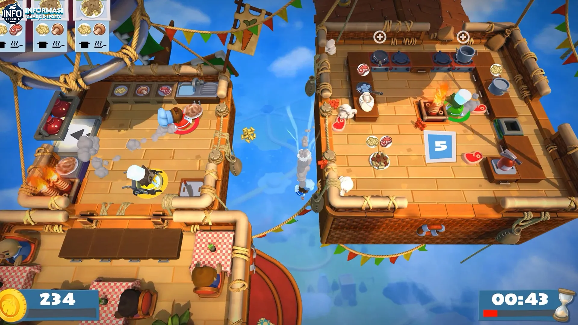 Panduan Menang Overcooked 2 lewat Strategi Tim Terbaik