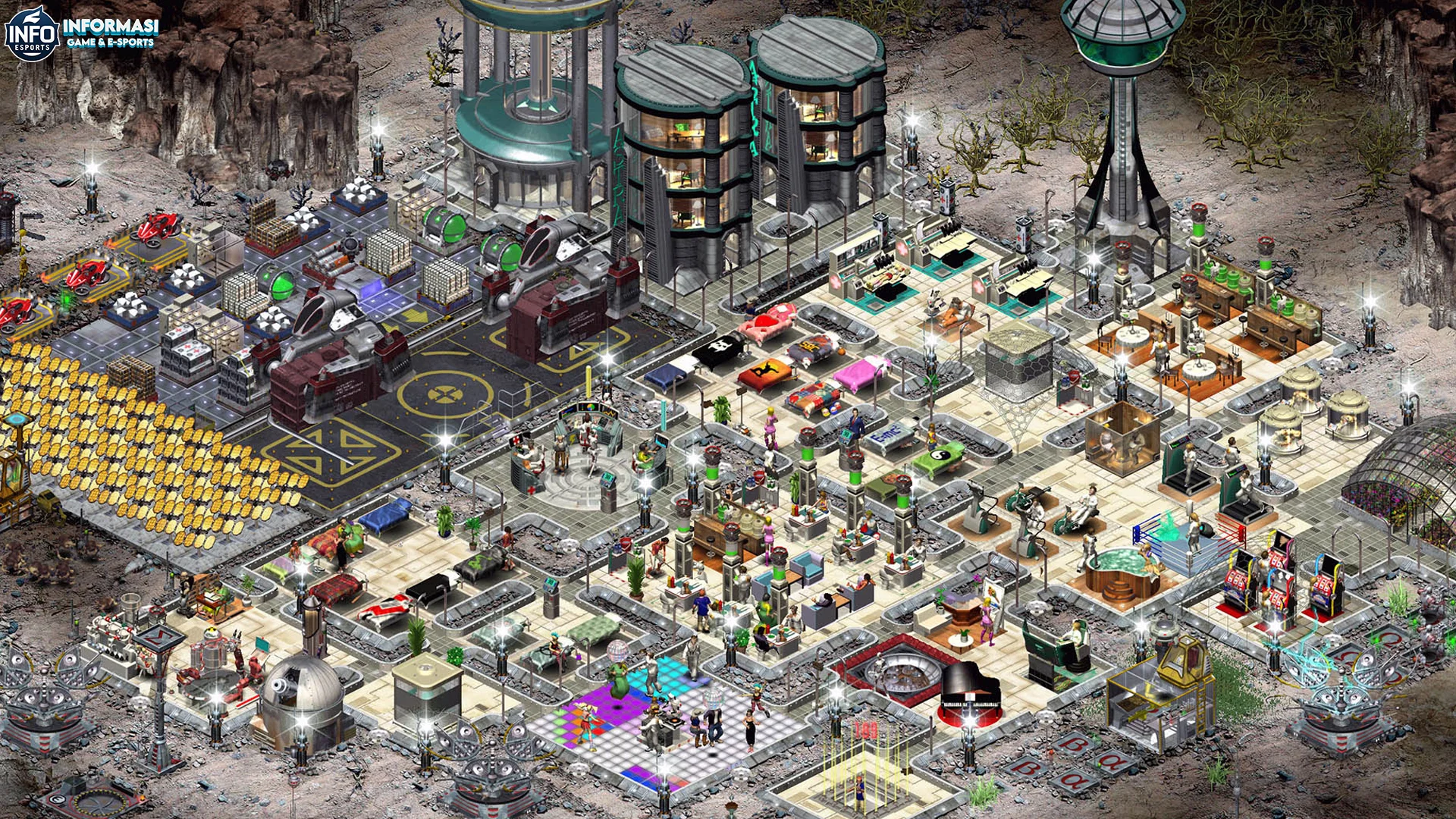 Space Colony Uji Kemampuan Bangun Kota di Luar Angkasa